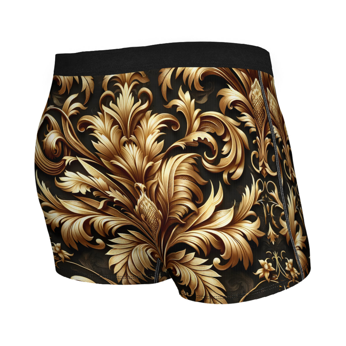 Luxurious Ornamental Gold Leaf Men's Underwear – LuxRegalia