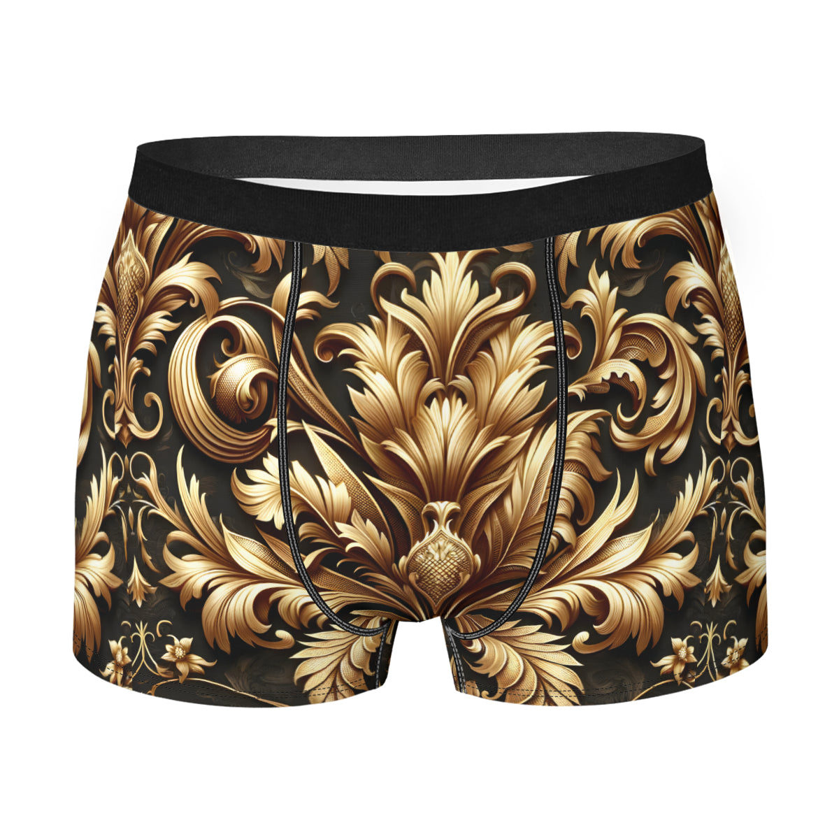 Luxurious Ornamental Gold Leaf Men's Underwear – LuxRegalia